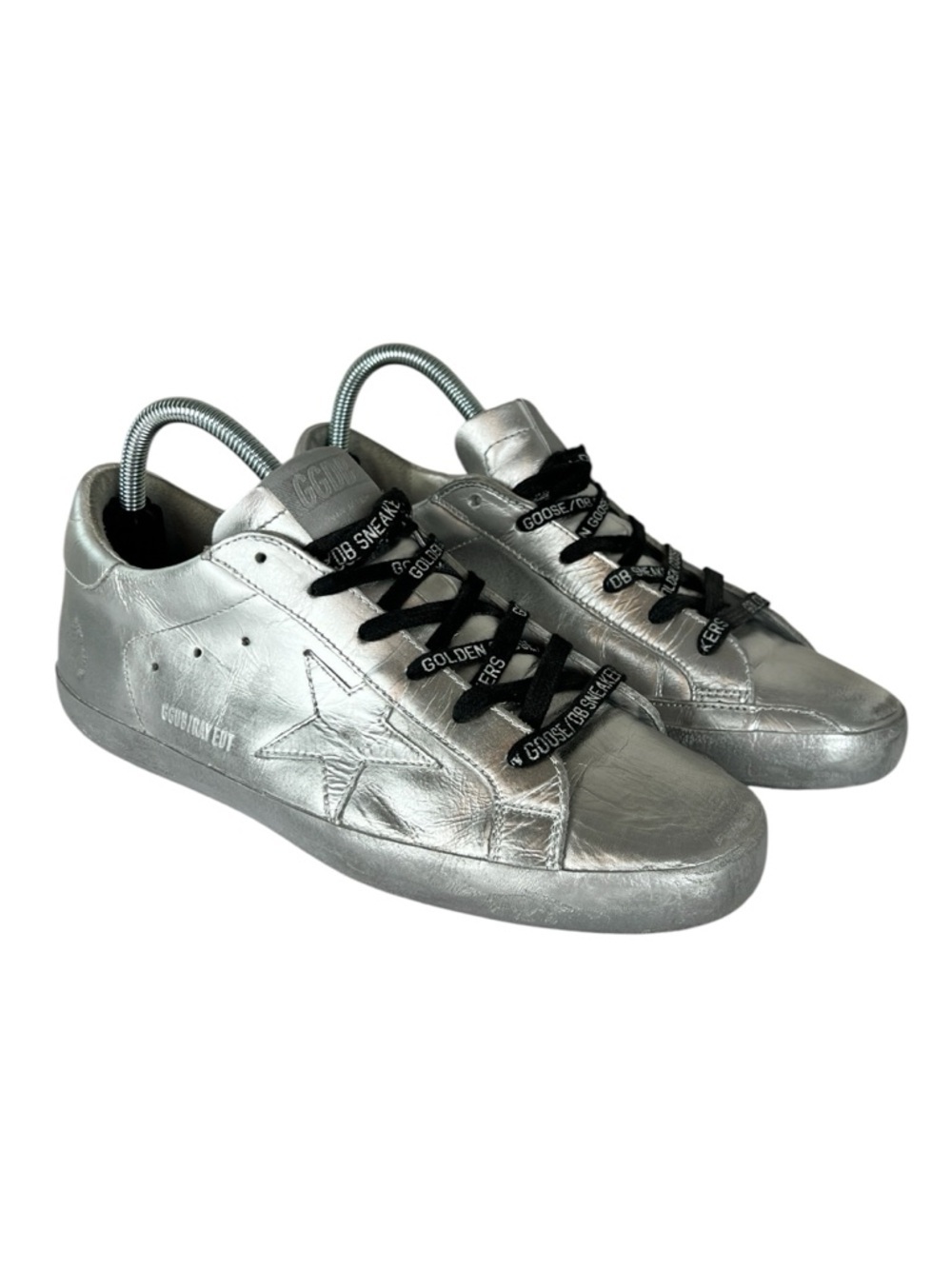 Golden Goose Ray Limited Edition Silver Sneakers